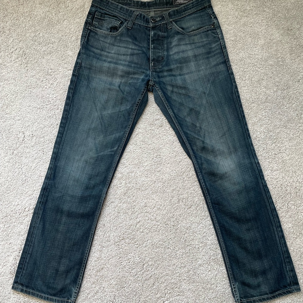 Men's Jack & Jones Dark Blue Jeans 32x32  - Used/Worn